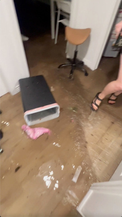 SURPRISE FLOODING DURING BEAUTY TREATMENT CAUSED OVER 5K OF DAMAGE
