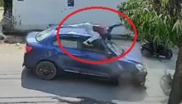 VIDEO Lucky to be alive scooter rider miraculously survives after being hit by car and catapulted through air VIDEO Lucky to be alive scooter rider miraculously survives after being hit by car and catapulted through air