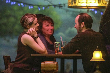 EXCLUSIVE Evan Rachel Wood Films a Country Scene in a Montreal Bar