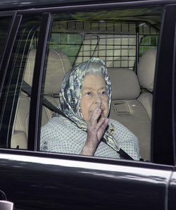 Queen Elizabeth Arrives At Balmoral Castle