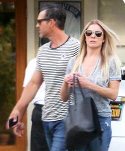 LeAnn Rimes and Eddie Cibrian casaual in Beverly Hills