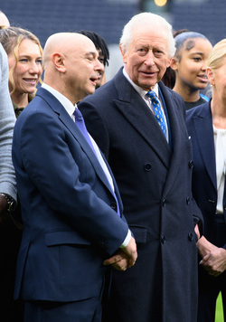 HM King Charles III Visits Tottenham Hotspur
