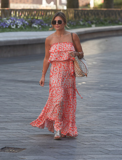 Zoe Hardman Seen Arriving at Global Radio Studios
