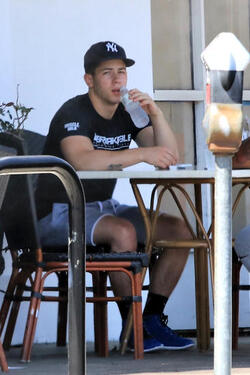 A Buff Looking Nick Jonas Heads to Lunch A Buff Looking Nick Jonas Heads to Lunch