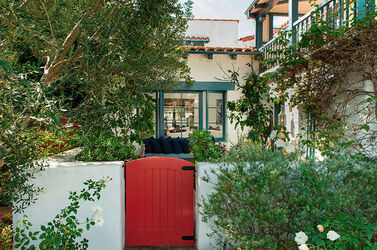 Amber Valletta Inside her romantic Spanish home in Santa Monica