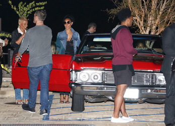 Jaden and Willow Smith treat their mother Jada Pinkett Smith and grandmother Adrienne Banfield Jones to a Mother s Day dinner at Nobu in Malibu.
