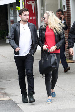 Tiffany Trump and Boyfriend Ross Mechanic Spotted out in the Hamptons Getting Coffee with Secret Service