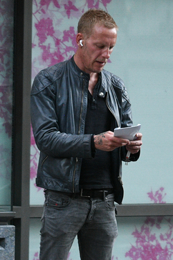 Laurence Fox seen out and about in Mayfair