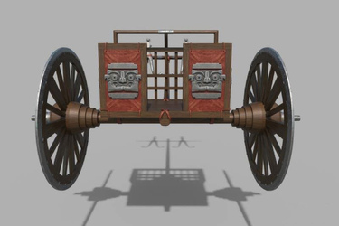 China Shows 1000 BC Bronze Chariot Buried with Horses