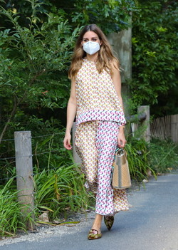 Olivia Palermo out in Downtown Manhattan