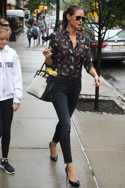 Heidi Klum and Daughter Leni Samuel out and About
