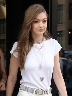 Gigi Hadid and Yolanda Foster seen heading to Gigi s Gigi Journal signing in New York City