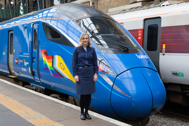Right on track Ex Air hostess mum of four 44 becomes train driver