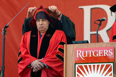 Steven Van Zandt receives Honorary Doctorate from Rutgers