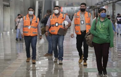 Mexico City Airport During The Coronavirus Pandemic