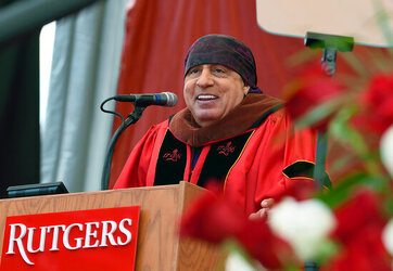 Steven Van Zandt receives Honorary Doctorate from Rutgers