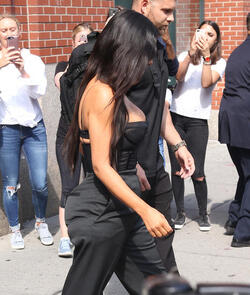 Kim Kardashian Heads to an Appearance on The View