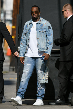 Sean Combs also known as P Diddy at Jimmy Kimmel Live