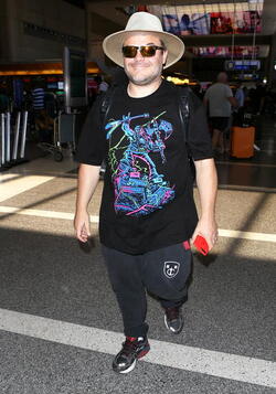 Movie Star Jack Black Loving The Rock Gods