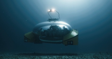 VIDEO Futuristic luxury submarine that looks like UFO offers cocktails and spa treatments 200 METRES below surface