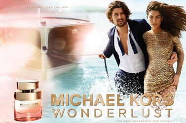 LILY ALDRIDGE IN MICHAEL KORS WONDERLUST FRAGRANCE CAMPAIGN LILY ALDRIDGE IN MICHAEL KORS WONDERLUST FRAGRANCE CAMPAIGN