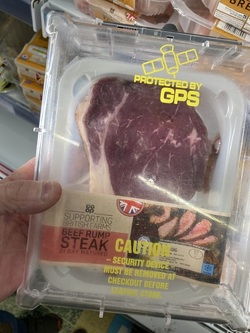 Chops and robbers Lamb chops put in GPS tracked security boxes in Co op to thwart thieves Chops and robbers Lamb chops put in GPS tracked security boxes in Co op to thwart thieves