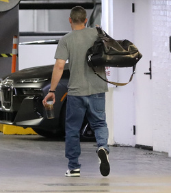 Ben Affleck looks relaxed on the day JLo filed for divorce