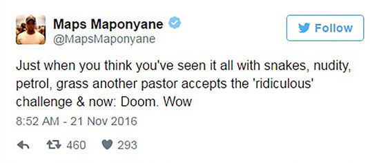 Prophet Uses Bug Spray To Heal People And Drive Out Demons