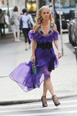 Nicky Hilton Rothschild on her way to the 50th Anniversary of Animal Haven