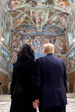 Trump visits Vatican