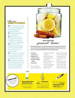 A twist of lemon Good Health June p some images and text available