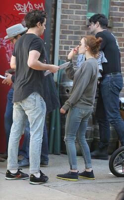 Rachel Brosnahan Filming The Marvelous Mrs Maisel