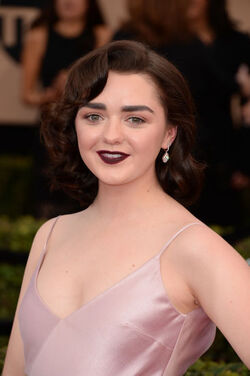 Maisie Williams rainbow hair colours through the years
