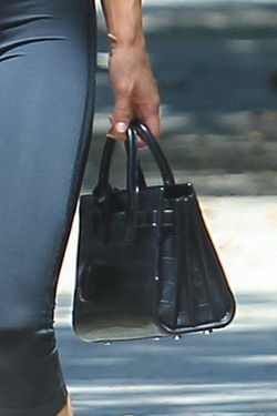 Cara Santana on her Way to a Gym
