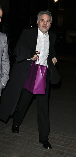 Mark Ruffalo arrives at the Chiltern Firehouse