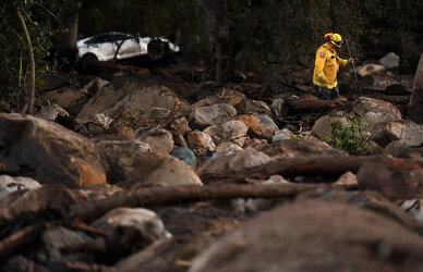 California hit by deadly mudslides California hit by deadly mudslides