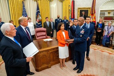 General Charles Q. Brown Sworn in as the Chief of Staff of the Air Force