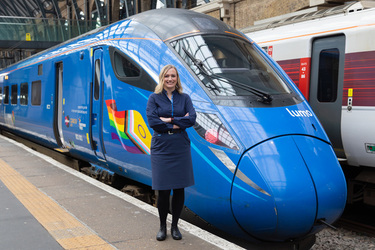 Right on track Ex Air hostess mum of four 44 becomes train driver