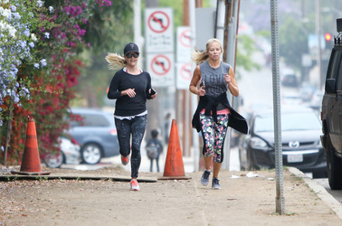 Reese Witherspoon is loving her morning workout routine