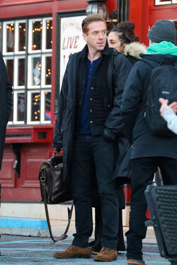 EXCLUSIVE Damien Lewis on the Set of Billions in Upstate New York