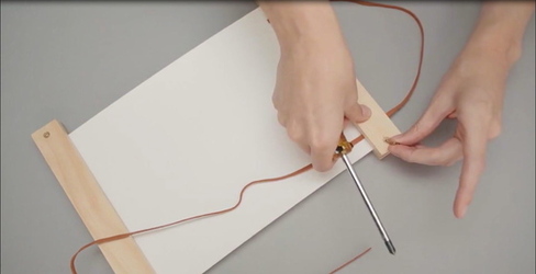 DIY Wooden Art Hanger