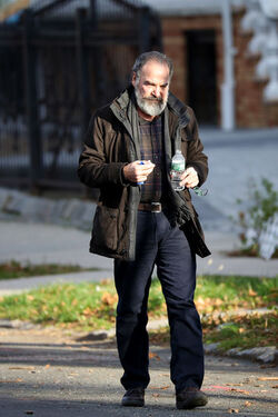 EXCLUSIVE Claire Danes and Mandy Patinkin Filming Homeland in NYC