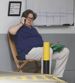 Oliver Platt Waiting for His Car in the West Village Oliver Platt Waiting for His Car in the West Village