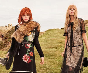 STELLA GIRLS IN NEW TWINSET FASHION CAMPAIGN SHOT IN SCOTLAND