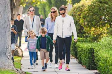 Jennifer Garner takes Samuel out for breakfast