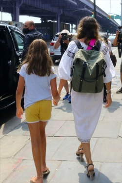 Sarah Jessica Parker and Daughter Tabitha Leaving SJP Flagship Store