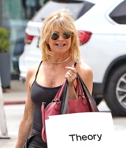 Goldie Hawn And Kurt Russell Go Shopping In Brentwood