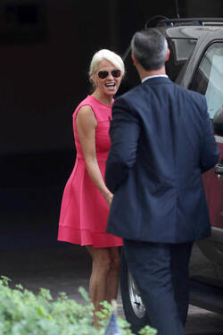Kelly Anne Conway Leaves Her House in Washington D.C Kelly Anne Conway Leaves Her House in Washington D.C