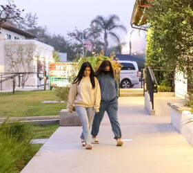 Kourtney Kardashian 41 and her TikTok star BFF Addison Rae 19 wear matching hoodies for dinner in Malibu