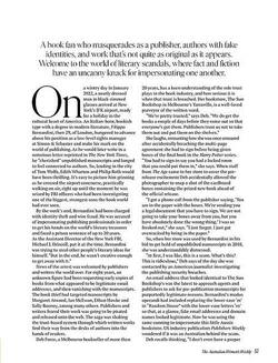 LITERARY LIES THE BOOK THIEVES